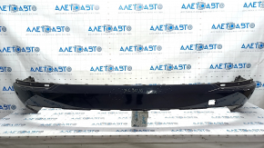 Rear bare bumper lower part Volvo XC90 16-22 for parking sensors, black, scratches, broken mount