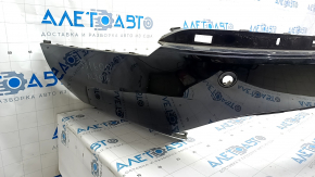 Rear bare bumper lower part Volvo XC90 16-22 for parking sensors, black, scratches, broken mount