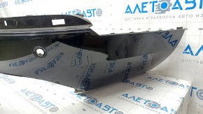Rear bare bumper lower part Volvo XC90 16-22 for parking sensors, black, scratches, broken mount