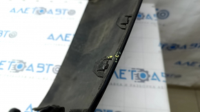 Rear bare bumper lower part Volvo XC90 16-22 for parking sensors, black, scratches, broken mount