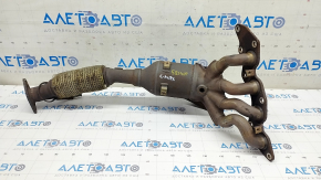 Exhaust manifold with catalytic converter Ford C-max MK2 13-18 Energi broken bolt, torn mesh