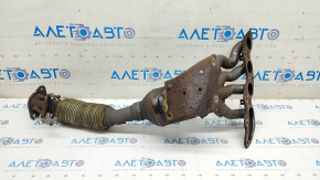 Exhaust manifold with catalytic converter Ford C-max MK2 13-18 Energi broken bolt, torn mesh