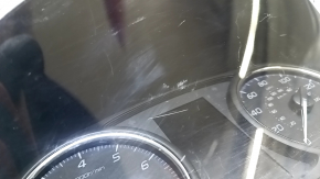 Instrument cluster Mitsubishi Outlander 14-21 155k scratches, broken mount
