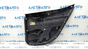 Door trim panel rear left Toyota Camry v70 18-23 black with black plastic insert, rubber armrest