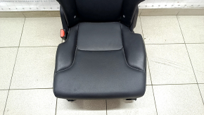 Rear seat left Volvo XC90 16-22 leather black for 2 rows, for cleaning