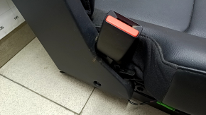 Rear seat left Volvo XC90 16-22 leather black for 2 rows, for cleaning