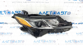 Headlight front right complete Toyota Camry v70 18-20 halogen + LED, driftwood