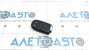 Key Jeep Compass 17- smart, 3 buttons, worn, scratches, broken mount