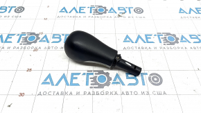 Gear knob Jeep Compass 17 - leather, gray overlay, scratch on leather