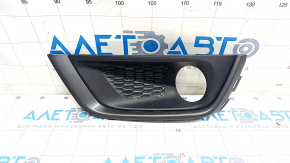 Left bumper grille Jeep Compass 17-21 Trailhawk with gray molding, under fog lights, sand