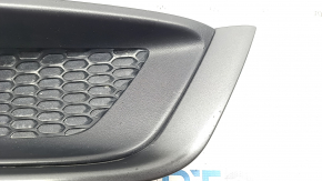 Right bumper grille Jeep Compass 17-21 Trailhawk with gray molding, under fog lights, sand