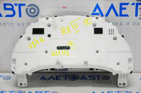 Instrument cluster Lexus RX350 10-15 124k scratches