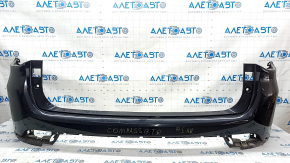 Rear bumper bare upper part Jeep Compass 17- black