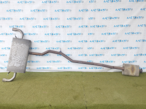 Exhaust line rear part with barrel Volvo XC90 16-21 T5 sawed off studs