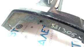 Left threshold Volvo XC90 16-22 with seal, black, scratch, crack in fastening