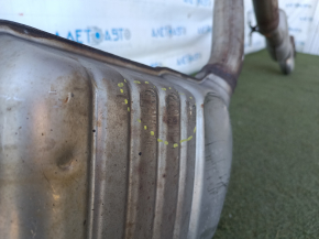 Exhaust line assembly Mercedes W213 E 300/350 17-23 2.0T AWD mesh is torn, barrels are dented