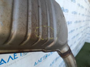 Exhaust line assembly Mercedes W213 E 300/350 17-23 2.0T AWD mesh is torn, barrels are dented