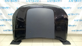 Jeep Compass 17 bare hood - black PXJ with gray, aluminum, chips, sand