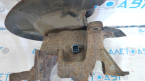 Trunnion with hub rear right Ford Escape MK3 13-19 AWD without lever with casing and ABS sensor, rusty