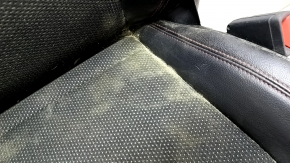 Jeep Compass 19-21 passenger seat with airbag, mechanical, combined black leather with red stitching, Trailhawk, dry cleaning