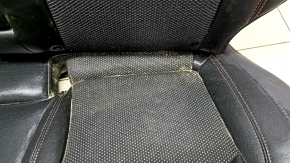 Rear row of seats 2nd row Jeep Compass 19-21 combined black leather with red stitching, Trailhawk, dry clean, tears