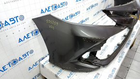 Front bumper bare Toyota Camry v70 18-20 LE\XLE without parking sensors, graphite, pressed, scratches, broken fasteners, torn