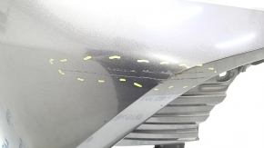Front bumper bare Toyota Camry v70 18-20 LE\XLE without parking sensors, graphite, pressed, scratches, broken fasteners, torn