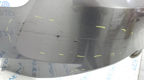 Bare rear bumper Toyota Camry v70 18-24 L/LE/XLE without parking sensors graphite 1H1, pressed, scratches, broken mount