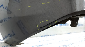 Bare rear bumper Toyota Camry v70 18-24 L/LE/XLE without parking sensors graphite 1H1, pressed, scratches, broken mount