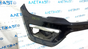 Bumper front bare upper part Jeep Compass 17-21 Trailhawk, black, scratches
