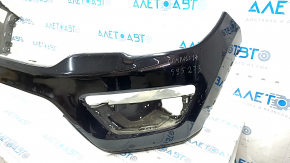 Bumper front bare upper part Jeep Compass 17-21 Trailhawk, black, scratches