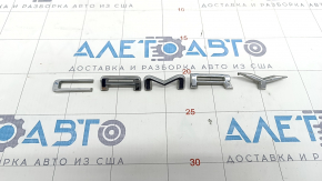 Emblem inscription CAMRY trunk lid Toyota Camry v70 18-24 broken guide