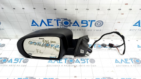 Side mirror left Jeep Compass 17- 3+4 pins, turn signal, heated, gray, Trailhawk