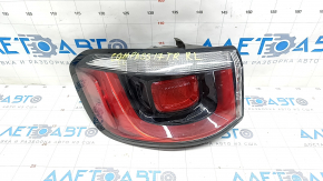 Light outer wing left Jeep Compass 19- halogen, scratches