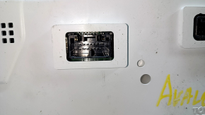 Instrument cluster Toyota Avalon 13-18 hybrid scratches, missing glass fragment, broken latch, crack on mount