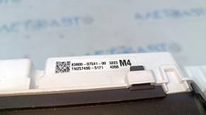 Instrument cluster Toyota Avalon 13-18 hybrid scratches, missing glass fragment, broken latch, crack on mount