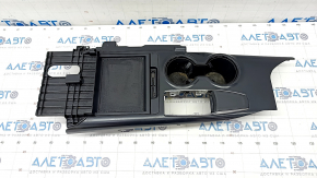 Center console trim with cup holders Toyota Camry v70 18-20 black, scratches