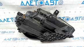 Headlight front left complete Jeep Compass 17-21 halogen, with mount, sand, for polishing