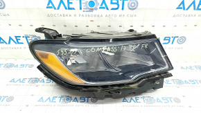 Headlight front right complete Jeep Compass 17-21 halogen, with mount, sand