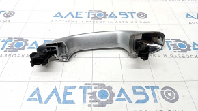 Door handle outer rear left Mercedes C-class W205 15-18 chrome, keyless, scratches