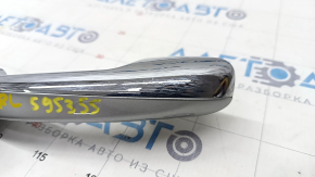 Door handle outer rear left Mercedes C-class W205 15-18 chrome, keyless, scratches