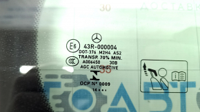 Door glass triangle rear right Mercedes C-class W205 15-21