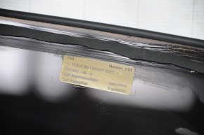 Tesla Model 3 Front Panorama Glass 18- Triplex Scratches Torn Seal