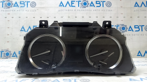 Instrument cluster Toyota Highlander 14-16 3.5 scratches, broken fastener