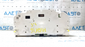 Instrument cluster Toyota Highlander 14-16 3.5 scratches, broken fastener