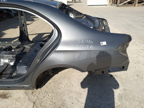 Quarter wing rear left Mercedes W213 E 17-20 on the body, graphite