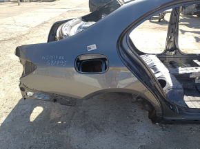 Quarter wing rear right Mercedes W213 E 17-20 on the body, graphite, dents pokes