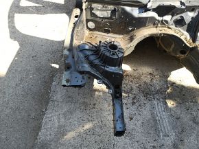 Front right quarter Mercedes W213 E 17-23 on the body, graphite