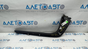 Left side center console trim Cadillac ATS 13- black leather, broken crepe