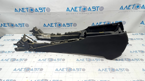 Central console Cadillac ATS 13 - bare, black, broken crepe, scratches, missing rear trim